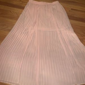 Forever 21 Sheer Long Skirt w/ Short Slip